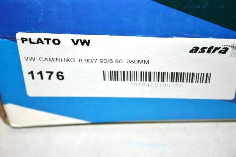 PLATO EMBREAGEM VW 6.80/6.90/7.90 TODOS - 280MM