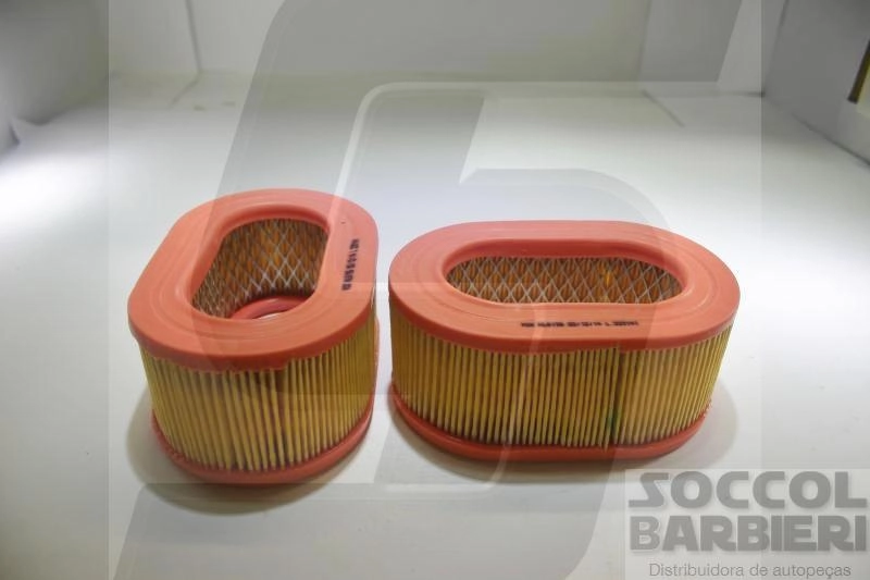 FILTRO AR MOTOR DUPLA CARBURAÇÃO OVAL VW FUSCA/BRASILIA CARBURACAO