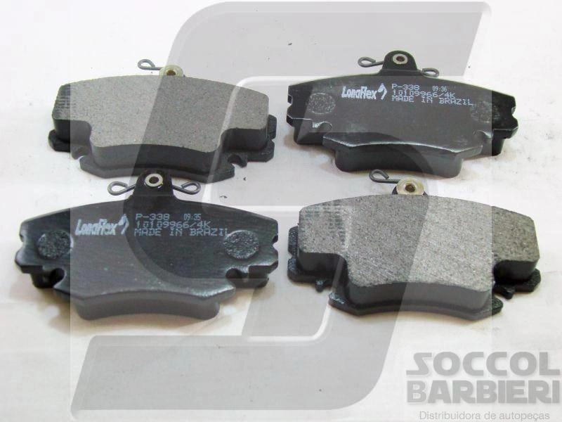 PASTILHA FREIO RODA DIANTEIRA RENAULT CLIO 99/ LOGAN/SANDERO 07/13 SYMBOL 09/ MEGANE/R19/TWINGO
