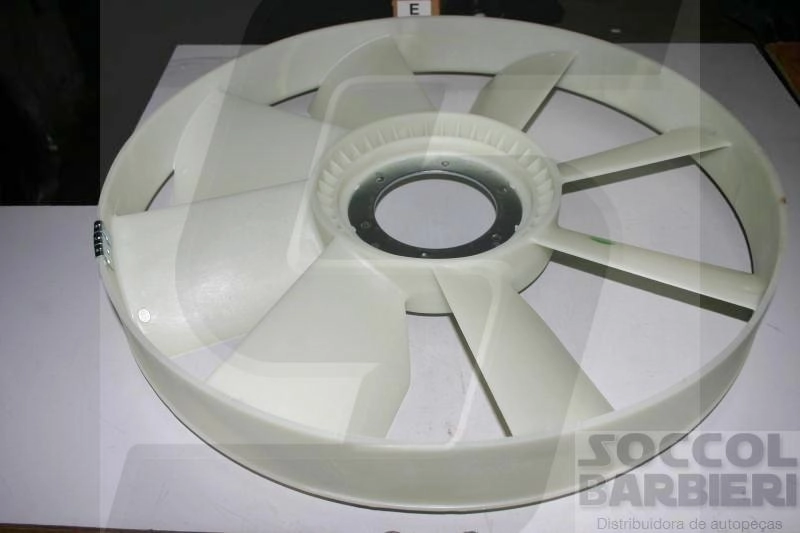 PA DE VENTILADOR FORD CARGO 1722/2422/2428/2622/2628 - HELICE 8 PAS MOTOR ELETRONICO