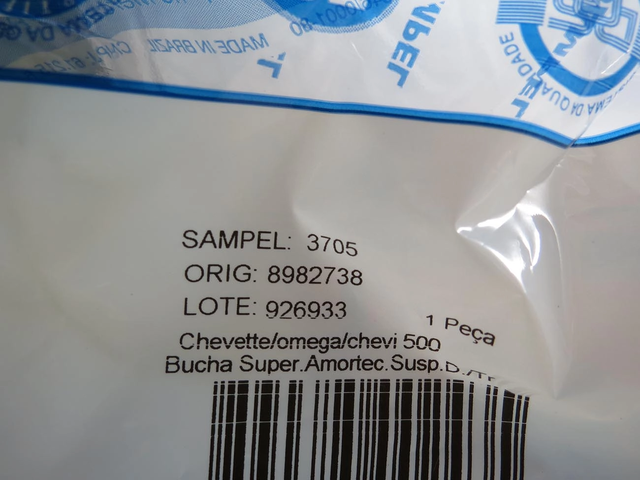 BUCHA AMORTECEDOR GM CHEVETTE/OMEGA/SUPREMA - SUPERIOR DIANT/TRAS