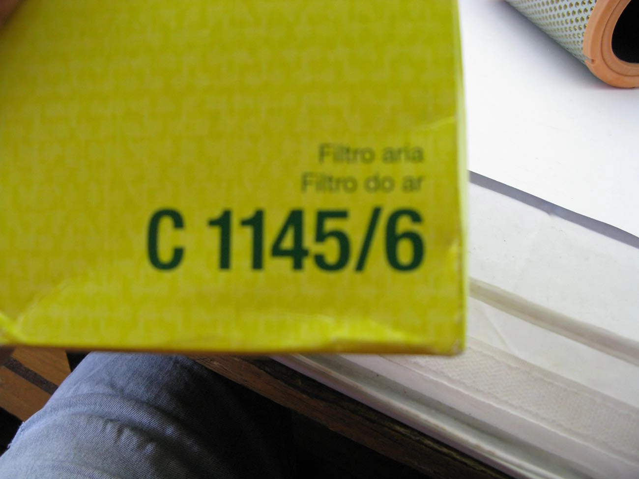 FILTRO AR RENAULT CLIO 1.0 8V 2000/2001 - KANGOO 1.0 97/