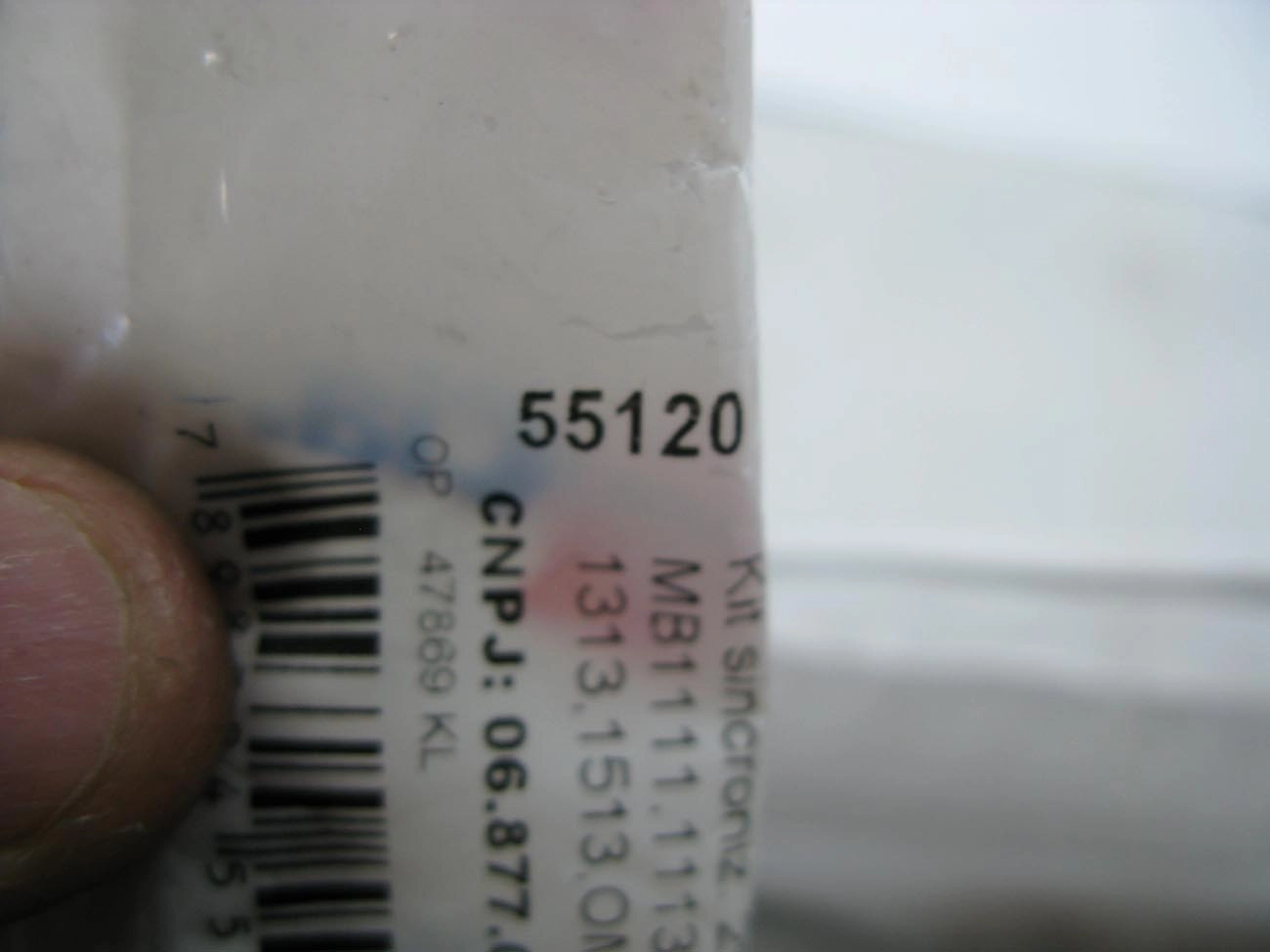 KIT SINCRONIZADOR MB 1111/1113/1313/1513 G3/36/40 2/3/4/5