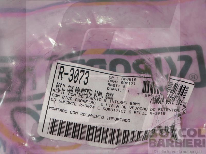 ROLAMENTO DO CARDAN MB 1630/1934/1935/1941/2635 - REFIL 70MM IMPORTADO