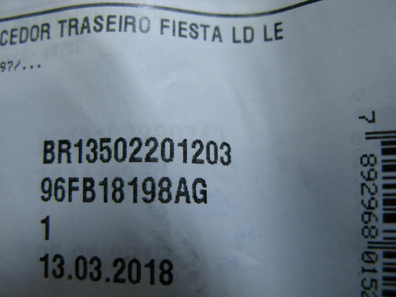COXIM AMORTECEDOR FORD FIESTA 96/2001 - KA 97/ - TRASEIRO