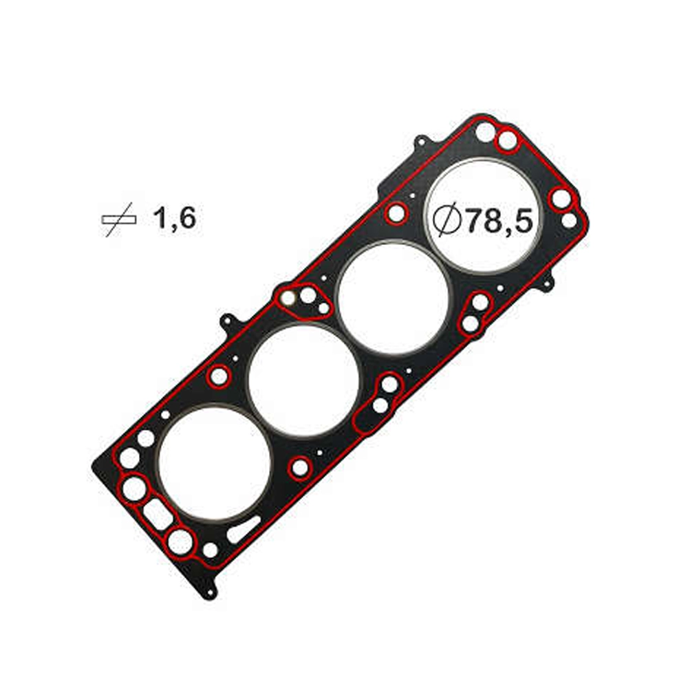 JUNTA CABEÇOTE DE FIBRA 1,60MM GM AGILE/CORSA/CELTA/COBALT/ONIX/PRISMA/MONTANA - MOTOR 1.4
