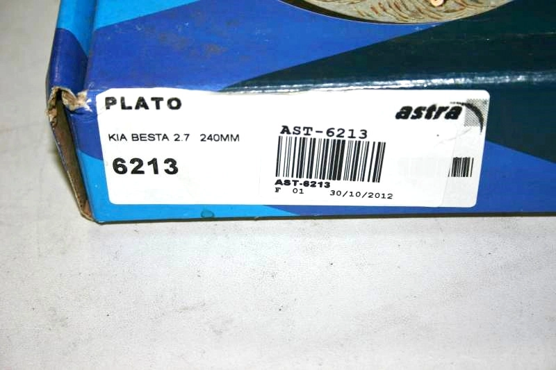 PLATO EMBREAGEM KIA BESTA 2.7 - 240MM