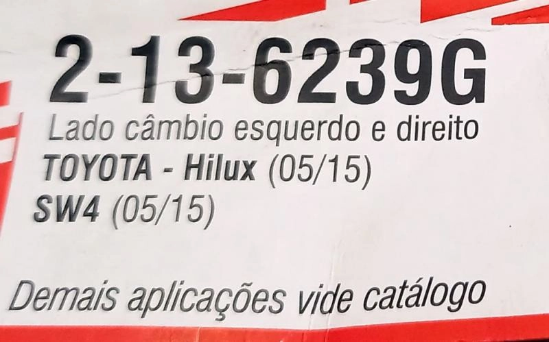 KIT REPARO HOMOCINÉTICA TRIPOIDE LADO CÂMBIO TOYOTA HILUX SW4 05/ - 29X94MM