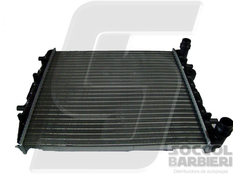 RADIADOR MOTOR SEM AR CONDICIONADO VW FOX/NOVO POLO 1.0/1.6 02/10 - MANUAL - COM ENCAIXE RÁPIDO