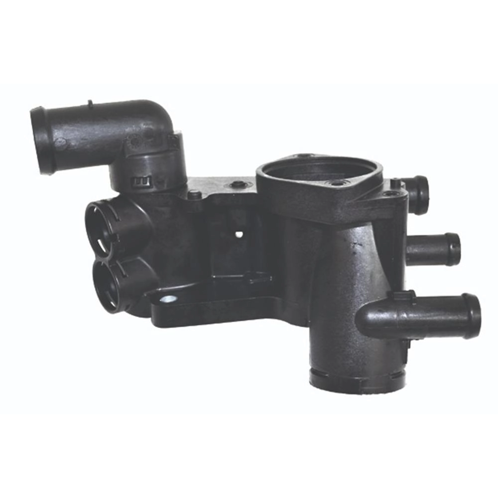 CAVALETE DISTRIBUIÇÃO ÁGUA OU CARCAÇA VÁLVULA TERMOSTÁTICA PLÁSTICA CARCACA VALVULA TERMOSTATICA PLASTICA VW GOL/PARATI 1.0 02/ POLO/GOLF NOVO GOL/SAVEIRO 08/