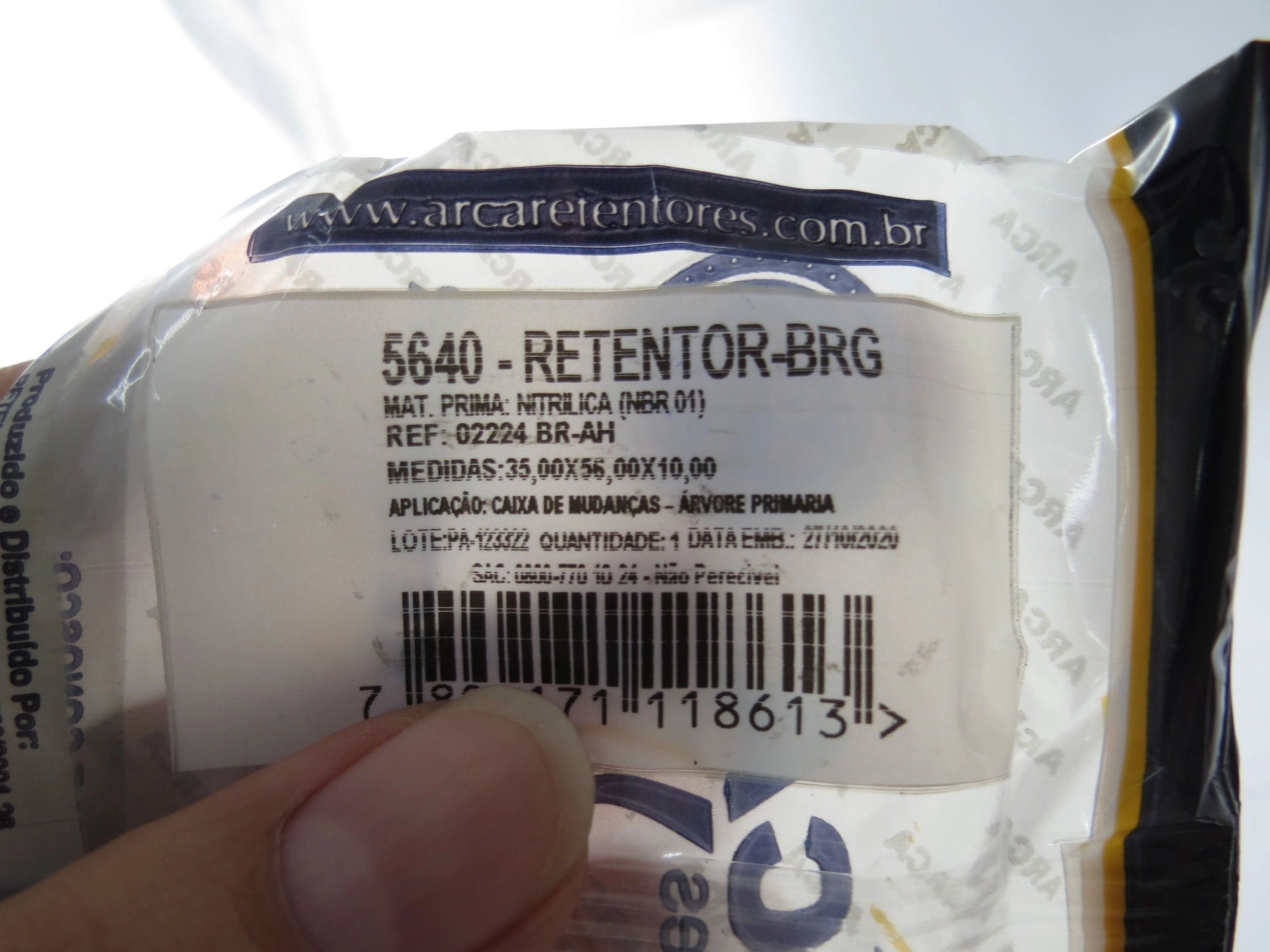 RETENTOR FLANGE TRASEIRO FORD RANGER 03/ - GM S-10 05/ 4X4 - L200 04/ - FRONTIER 02/ - 35X56X10MM