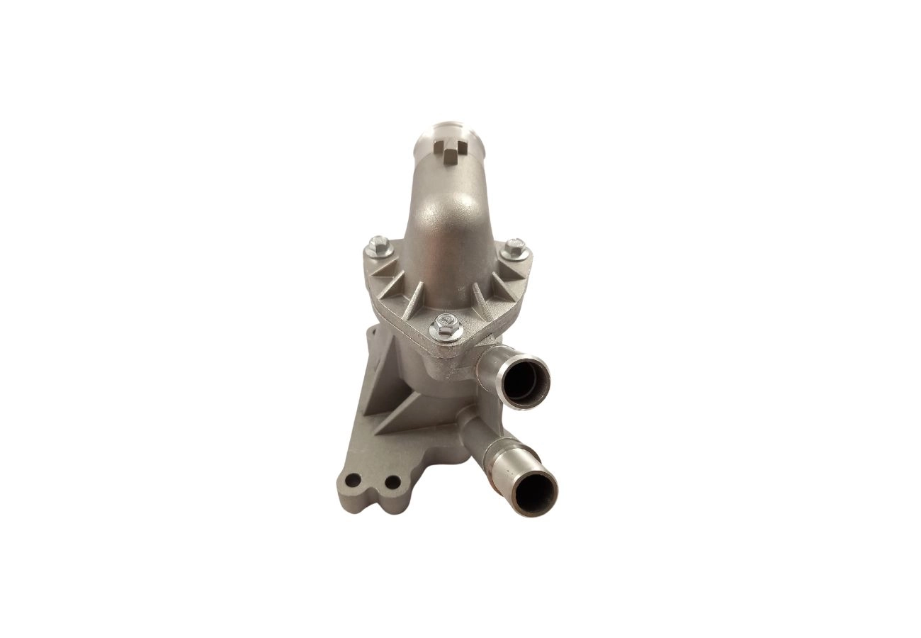 VÁLVULA TERMOSTÁTICA COM CARCAÇA ALUMÍNIO FORD NOVO KA 1.0 14/ 3 CILINDROS - COM SENSOR
