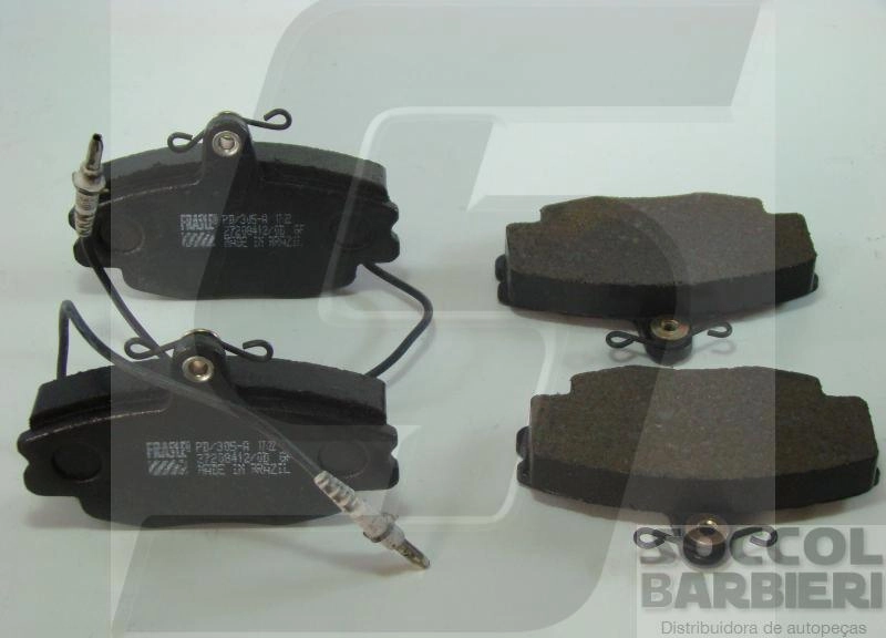 PASTILHA FREIO RODA DIANTEIRA COM ALRME RENAULT R19 RN/RT 92/00 GIRLING