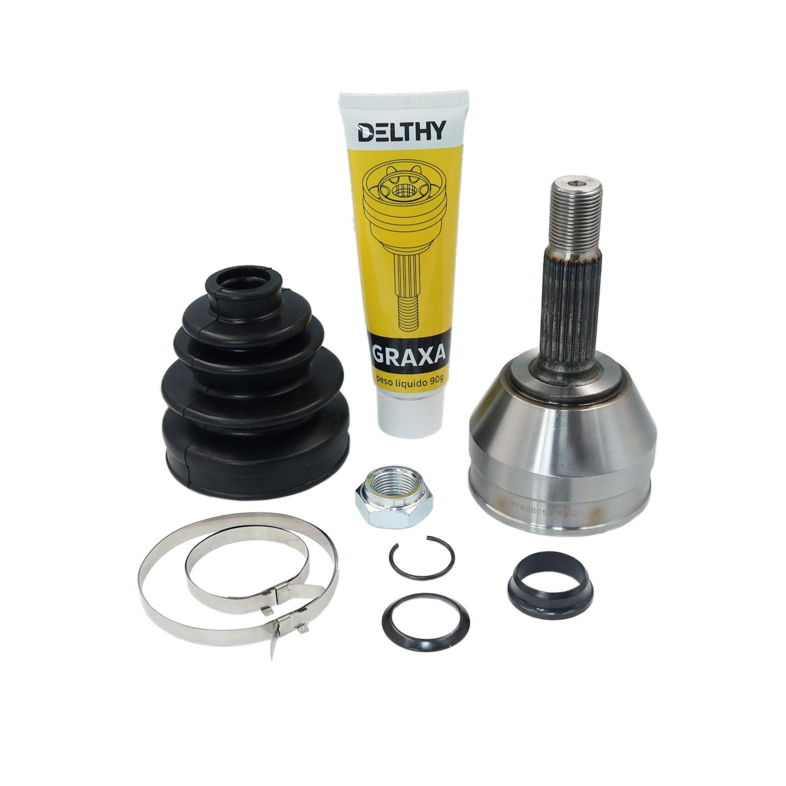JUNTA HOMOCINÉTICA SEM ABS RENAULT CLIO 1.0/1.6 2000/2016 - 30/21 ESTRIAS - TRAVA INTERNA