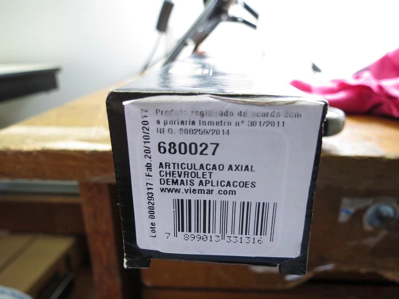 ARTICULAÇÃO/BARRA AXIAL DIREÇÃO HIDRÁULICA GM VECTRA 97/05 DHB/SAGINAW SEM RESPIRO