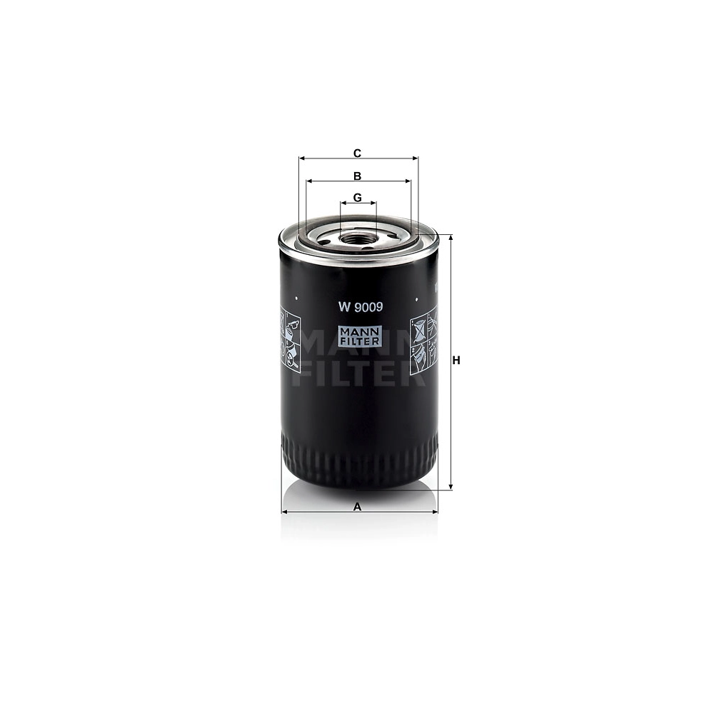 FILTRO OLEO FIAT DUCATO PEUGEOT BOXER CITROEN JUMPER 2.3 2009/ - LONGO