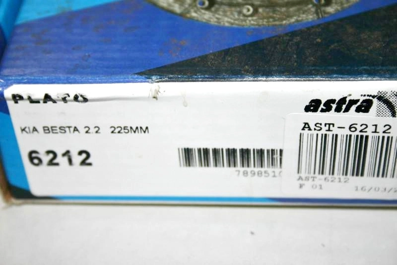 PLATO EMBREAGEM KIA BESTA 2.2 - 225MM