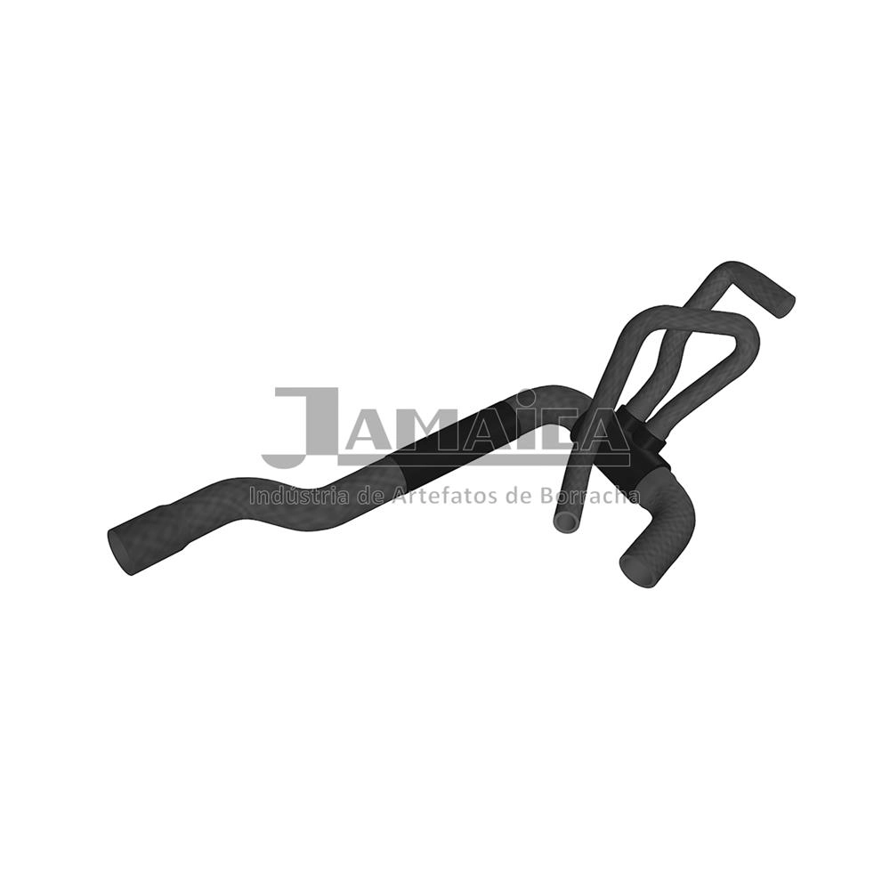 MANGUEIRA RAMIFICADA INFERIOR DO RADIADOR GM BLAZER/S-10/S-10 1995/2000 - COM AR CONDICIONADO