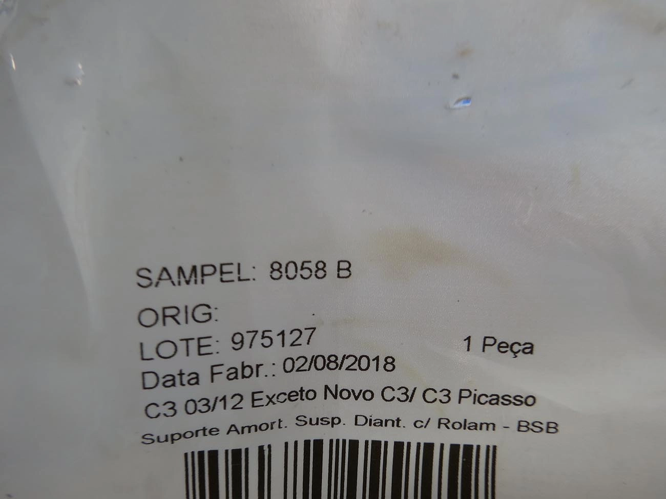 COXIM AMORTECEDOR DIANTEIRO COM ROLAMENTO CITROEN C3 2002/