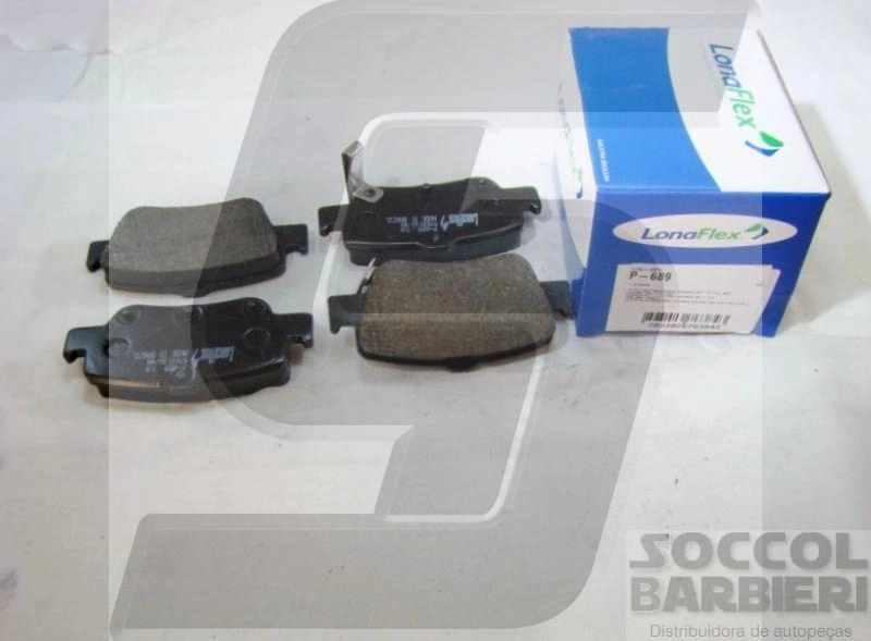 PASTILHA DE FREIO TRASEIRA TOYOTA COROLLA 06.2008/2025