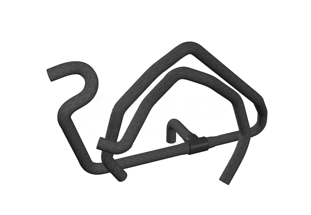 MANGUEIRA RAMIFICADA AR QUENTE FORD FIESTA 00/15 - COURIER 96/15 - CONJUNTO 2 PEÇAS