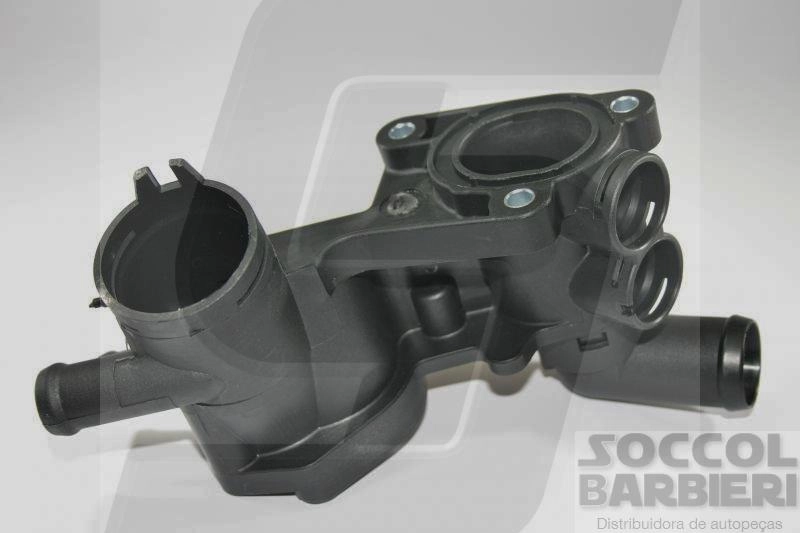 CAVALETE DISTRIBUIÇÃO ÁGUA OU CARCAÇA VÁLVULA TERMOSTÁTICA PLÁSTICA CARCACA VALVULA TERMOSTATICA PLASTICA VW GOL/PARATI 1.0 02/ POLO/GOLF NOVO GOL/SAVEIRO 08/