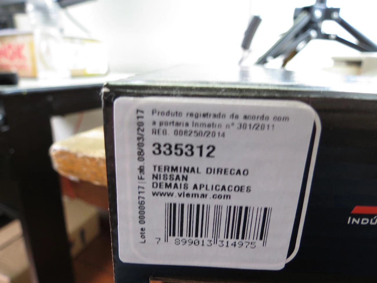 TERMINAL DIREÇÃO DIREITO NISSAN FRONTIER 2008/2016