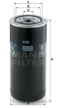 FILTRO BLINDADO ÓLEO LUBRIFICANTE OLEO FORD F-250/350/4000 99/ F-1000/4000 92/ VW 7.100/8.120/8.140/8.150/9.150/11.130/13.1