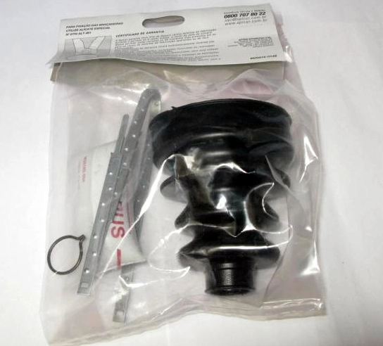 KIT REPARO COIFA HOMOCINÉTICA LADO RODA FIAT 147/UNO/PREMIO/ELBA/FIORINO 21X70X100MM