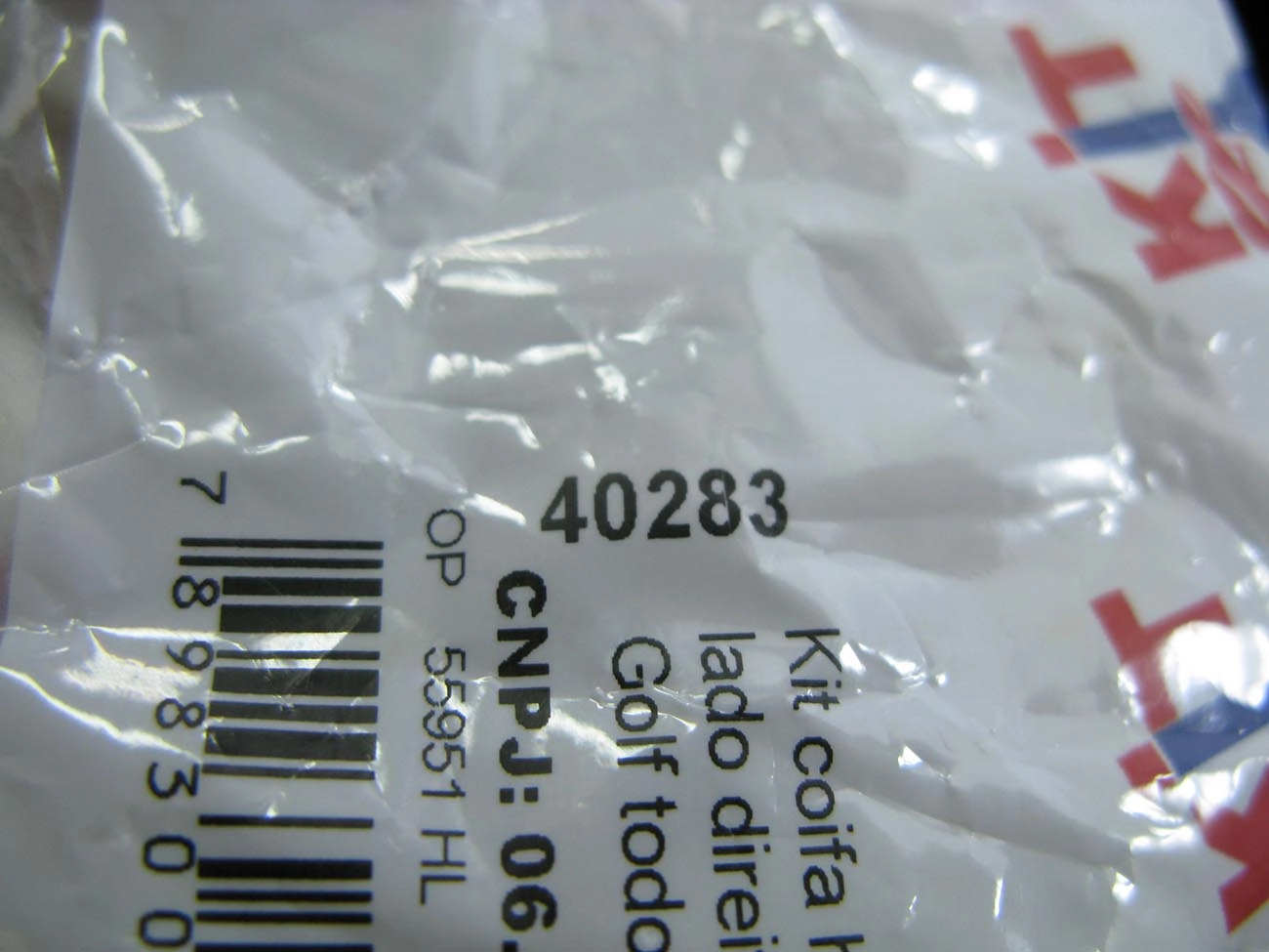 KIT REPARO COIFA HOMOCINÉTICA CÂMBIO LADO DIREITO VW GOLF 94/98 POLO CLASSIC/VAN 96/ PASSAT 94/97 35X56X96