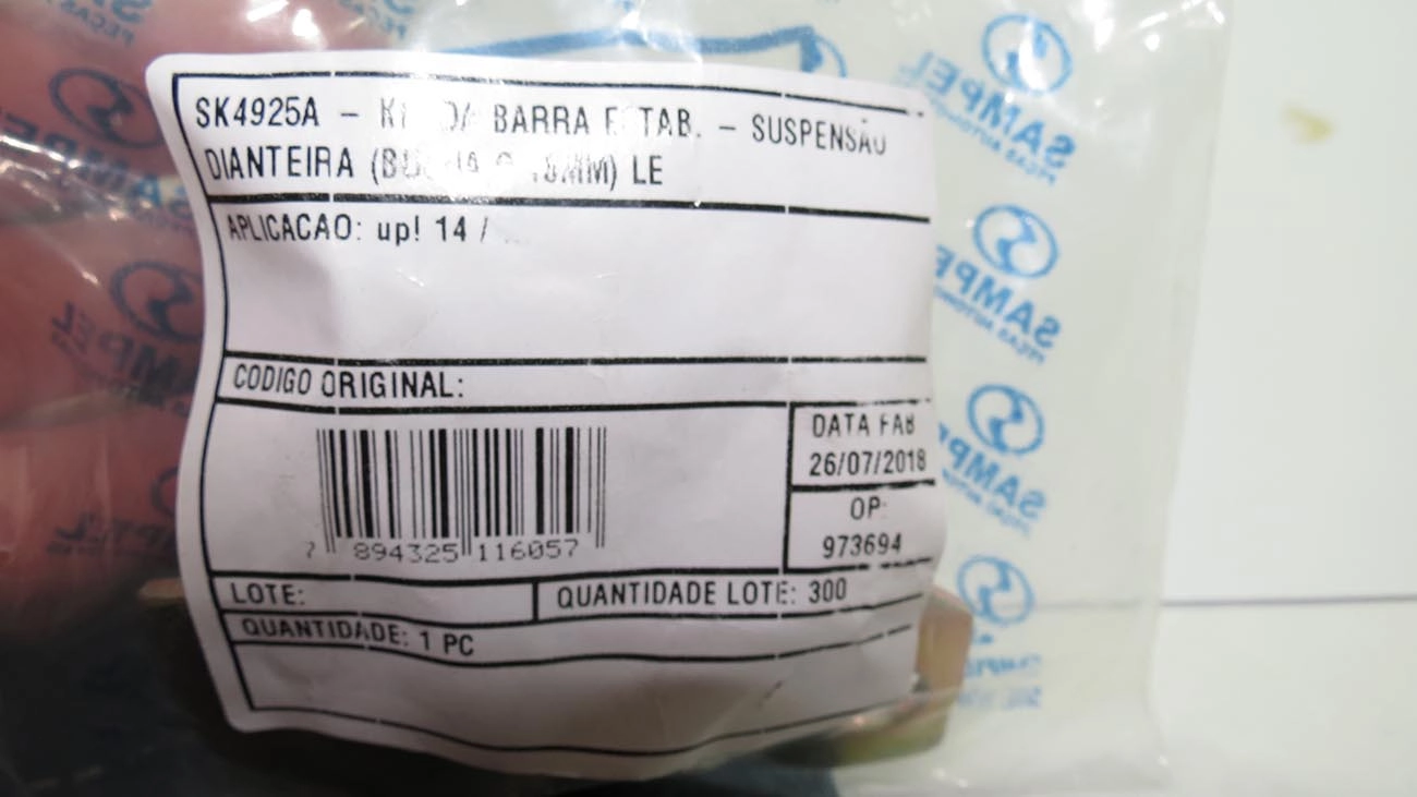 KIT BARRA ESTABILIZADORA VW UP 2014/ 16MM - ESQUERDO