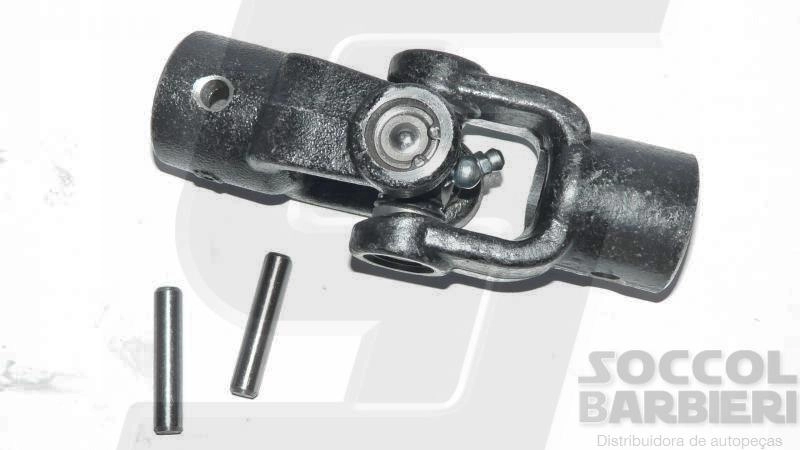 JUNTA UNIVERSAL LUVA 19.2MM QUADRADO - C/FURO 8MM - COMP. 140MM