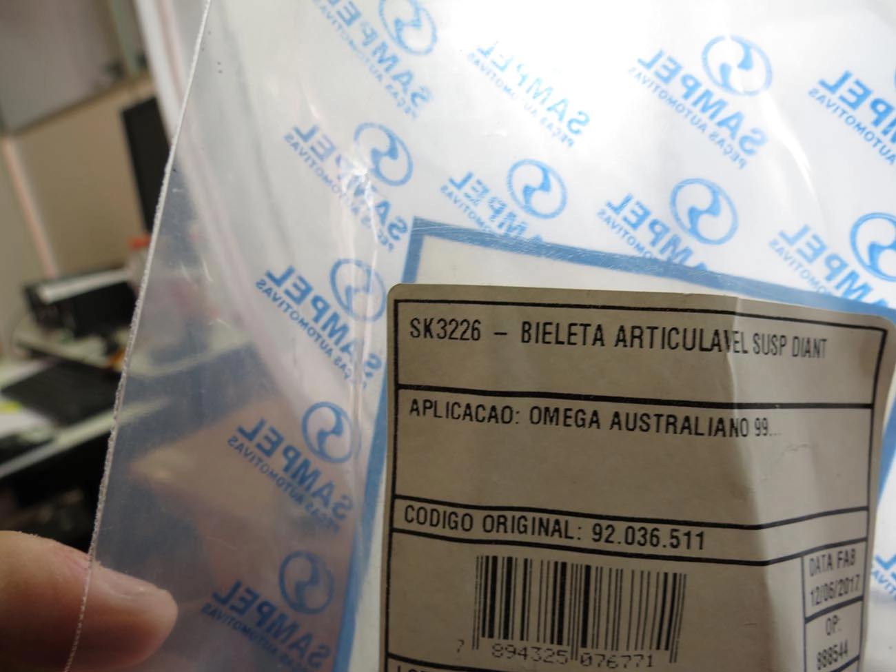 BIELETA DIANTEIRA LD/LE GM OMEGA AUSTRALIANO 3.8 99/07
