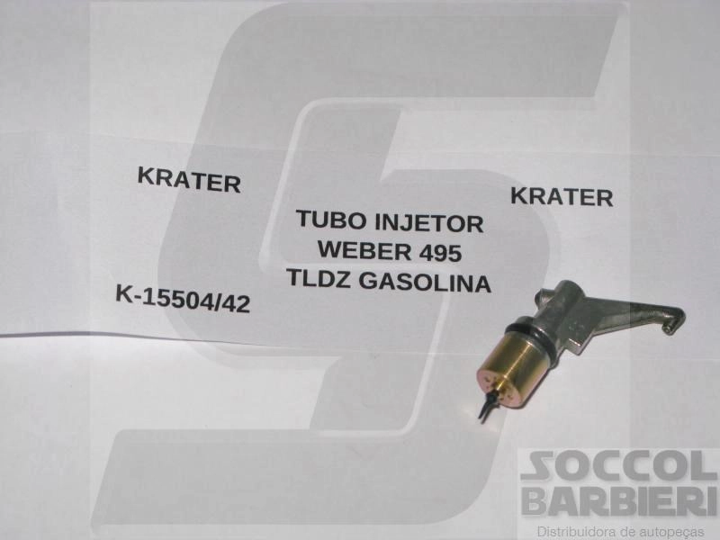 TUBO INJETOR 42 CARBURADOR WEBER 495 TLDZ VW/FORD/FIAT