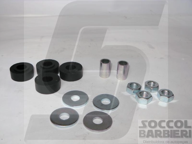 CONJUNTO COXINS TIRANTE SUSPENSÃO RADIADOR BUCHA MB 1111/1113/1313/1513/2220 COMPLETO