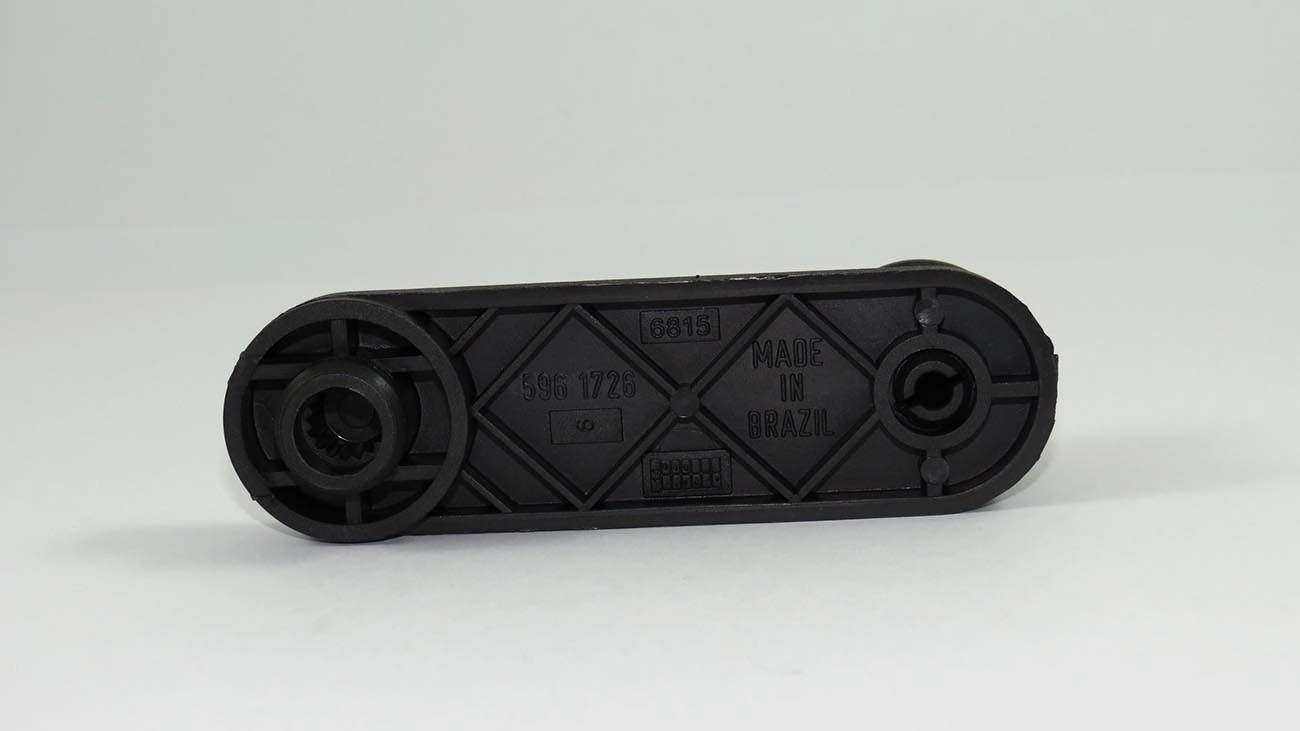 MANIVELA VIDRO FIAT UNO/PREMIO/ELBA/FIORINO PRETA - PLASTICO