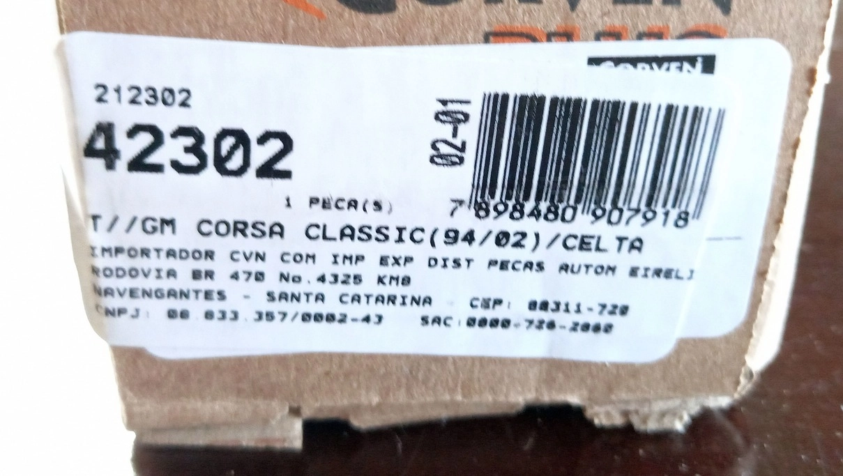 AMORTECEDOR TRASEIRO OLEO GM CORSA 94/2008 - NOVO CORSA 02/ - CELTA TODOS - COM BATENTE E BUCHAS