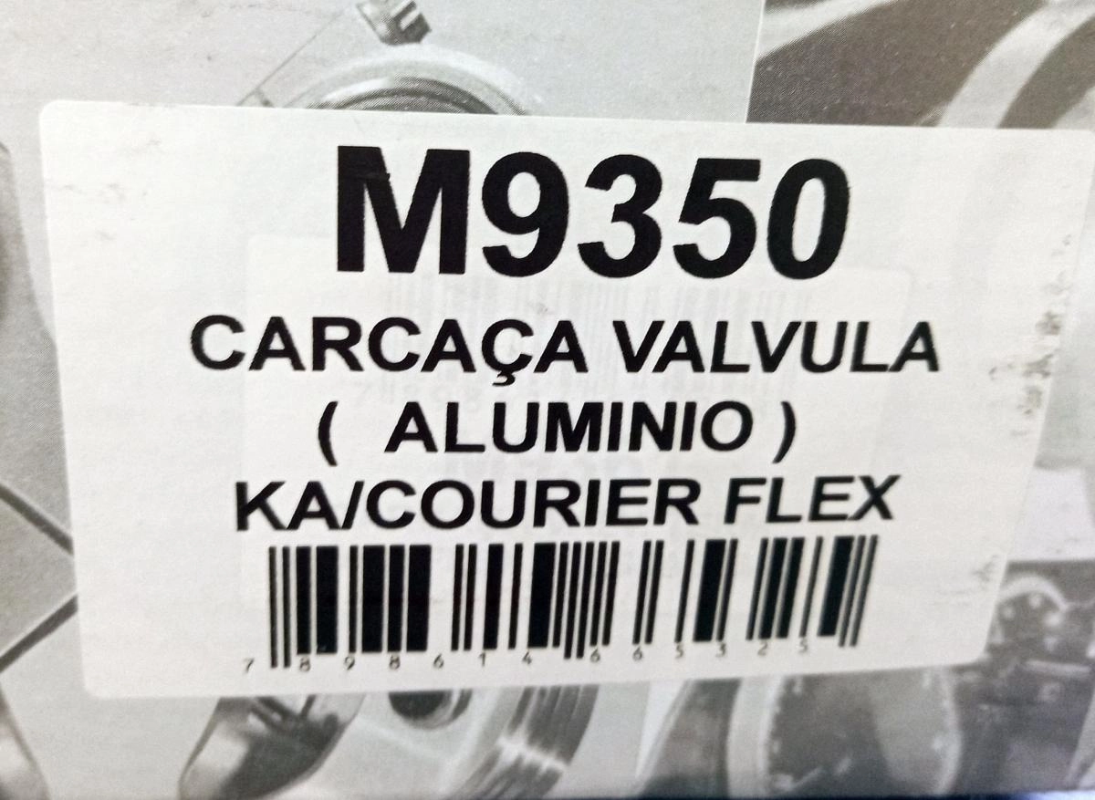 VÁLVULA TERMOSTÁTICA ELETRÔNICA COM CARCAÇA ALUMÍNIO FORD KA FLEX 2010/ - ZETEC 1.0/1.6 FLEX