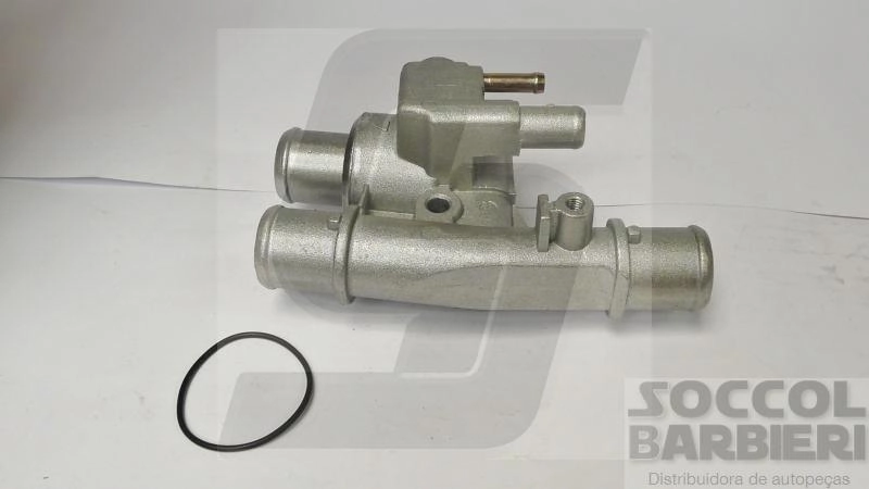 VÁLVULA TERMOSTÁTICA CARCAÇA ALUMÍNIO FIAT PALIO/SIENA/STRADA/BRAVA 1.6 16V 96/ - COM AR QUENTE