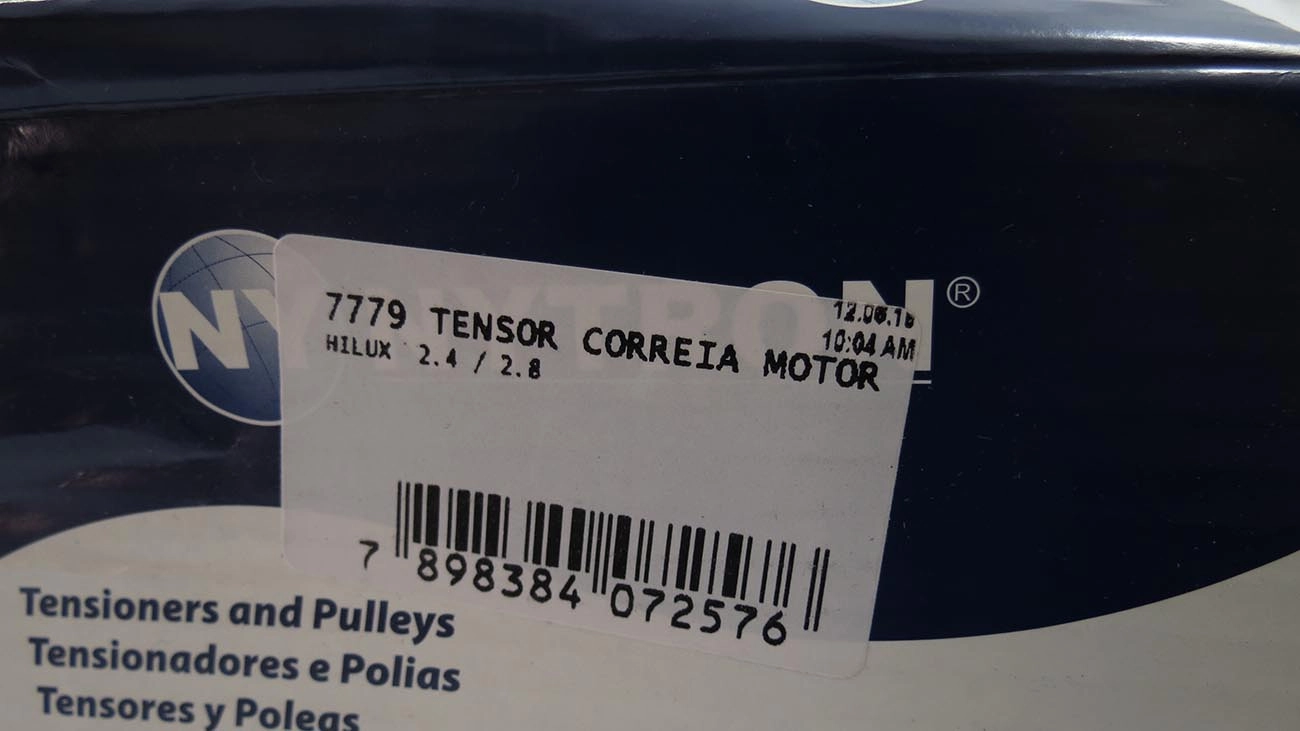 TENSOR CORREIA COMANDO TOYOTA HILUX 2.4/2.8 8V