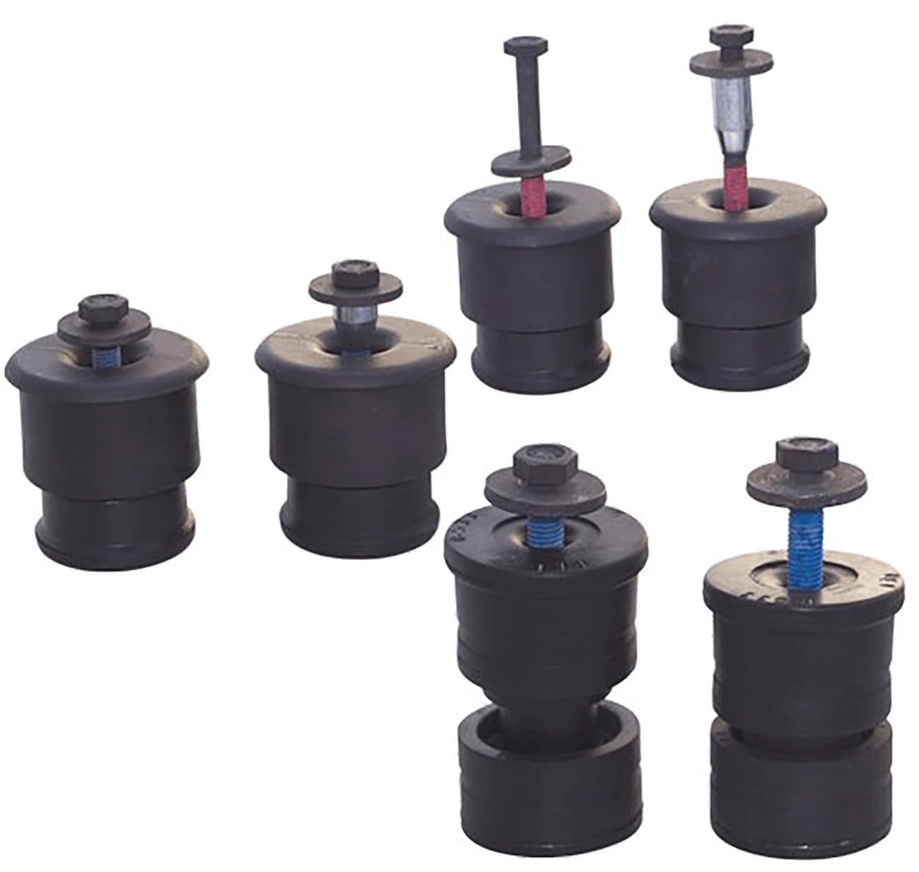 KIT COXIM CABINE FORD F-250/350/4000 98/2008 - 6 PECAS - CONJUNTO COMPLETO