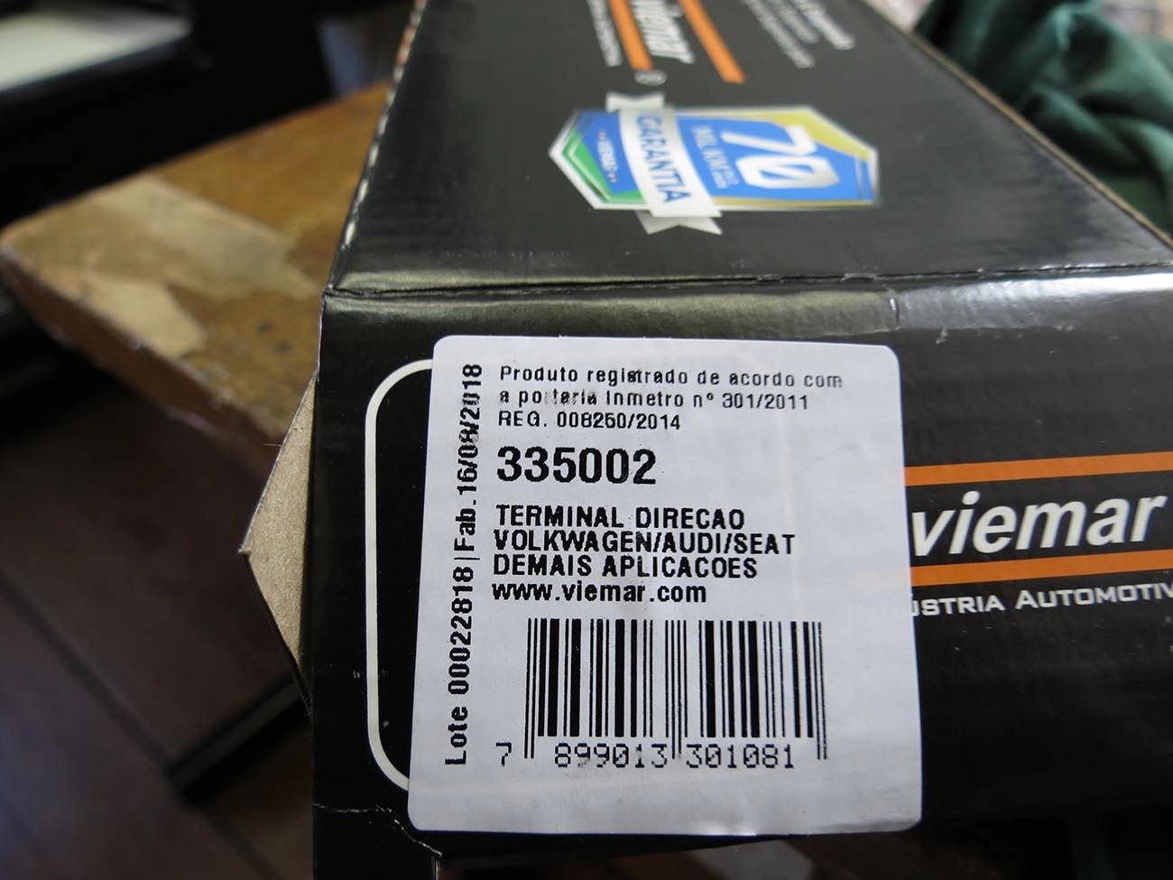 TERMINAL DIREÇÃO VERIFICAR SISTEMA PARA LADO CORRETO AUDI A1/A3 VW FOX/ NOVO GOL/SAVEIRO G5 VER FICHA TÉCNICA APLICAÇÃO