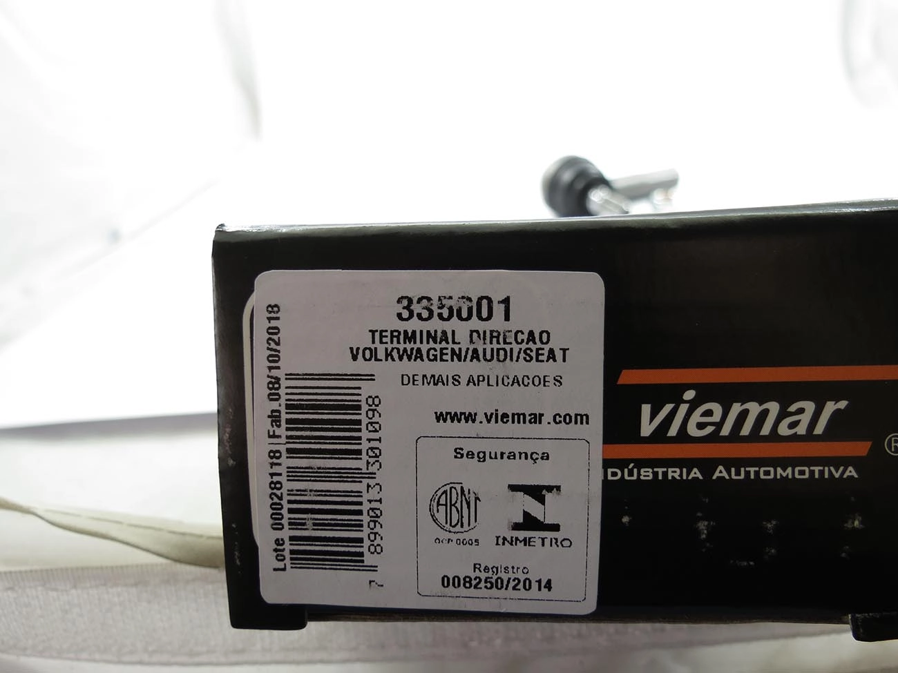TERMINAL DIREÇÃO VERIFICAR SISTEMA PARA LADO CORRETO AUDI A1/A3 VW FOX/ NOVO GOL/SAVEIRO G5 VER FICHA VEÍCULO APLICAÇÃO