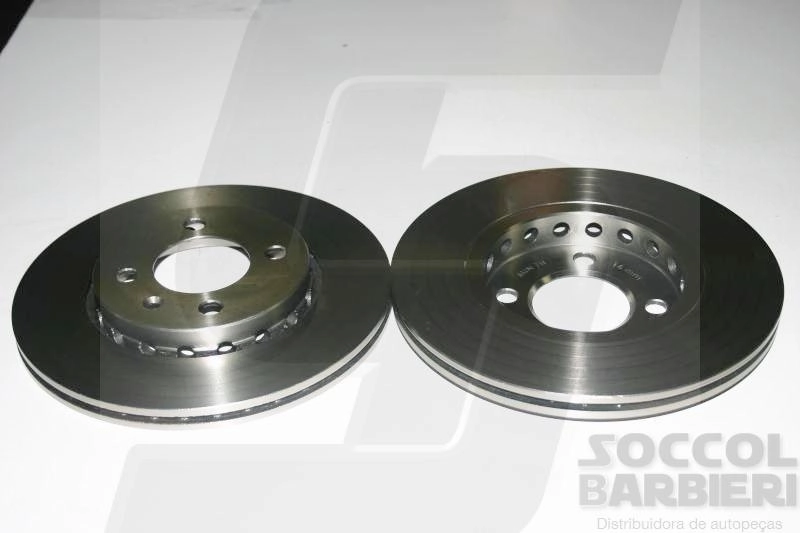 DISCO FREIO DIANTEIRO VENTILADO 256MM 4 FUROS ARO 14 ESPESSURA 19MM NOVO GOL/VOYAGE/SAVEIRO 1.6 08/