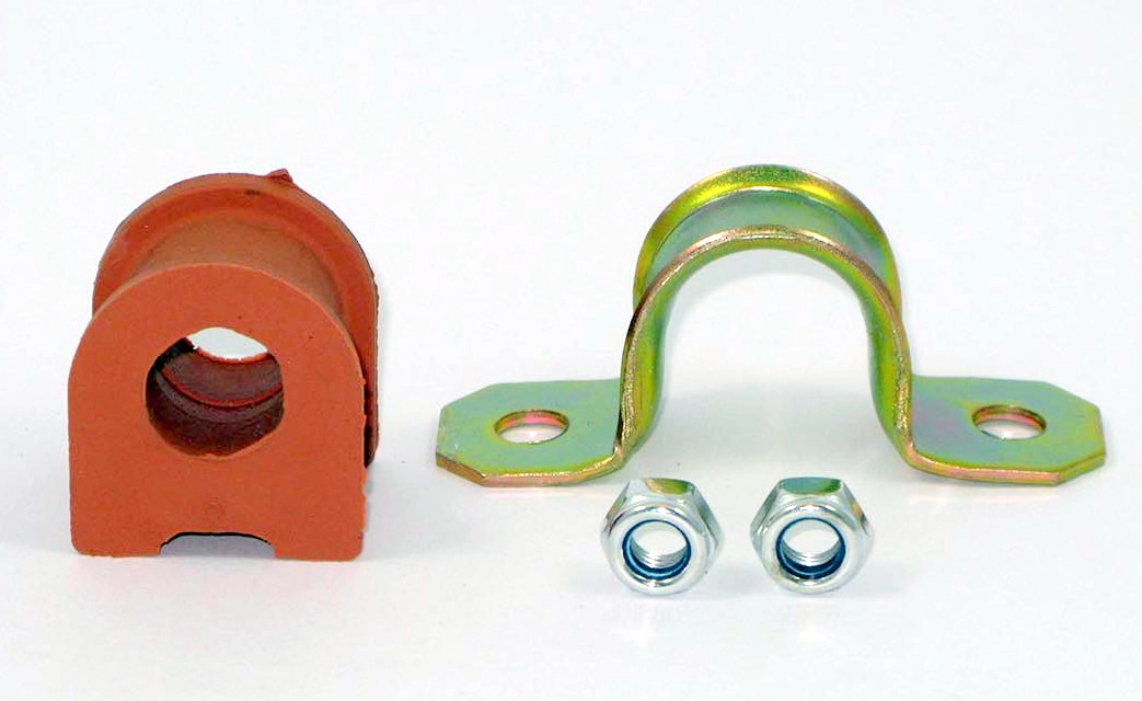 KIT BUCHA INTERNA BARRA ESTABILIZADORA SUSPENSÃO DIANTEIRA FURO 18 MM COM ABRAÇADEIRA CENTRAL ESTABILIZADOR DIANTEIRO FIAT ELBA/PREMIO/UNO R 88/91 PARA UM LADO