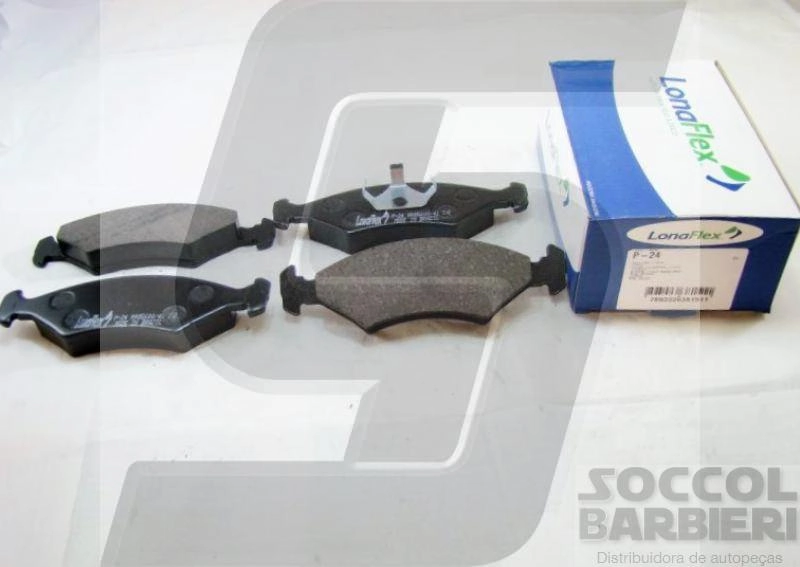 PASTILHA FREIO RODA DIANTEIRA FORD ESCORT/VERONA 1.6 83/92 HOBBY 93/96 VW APOLLO 90/92