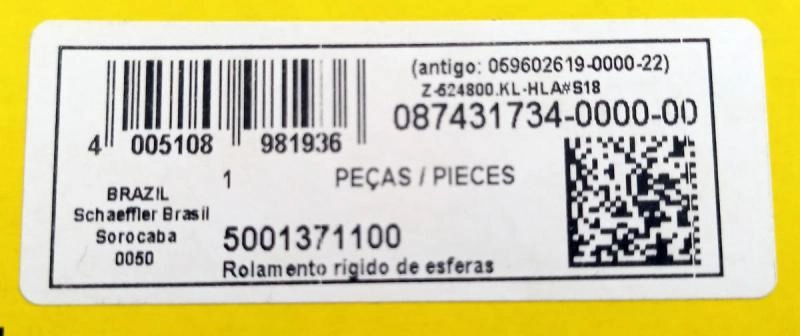 ROLAMENTO DE EMBREAGEM - FORD CAMINHOES 72/ - NEW HOLLAND TC57 - SEM CUBO  52,41X91,60X18,00MM