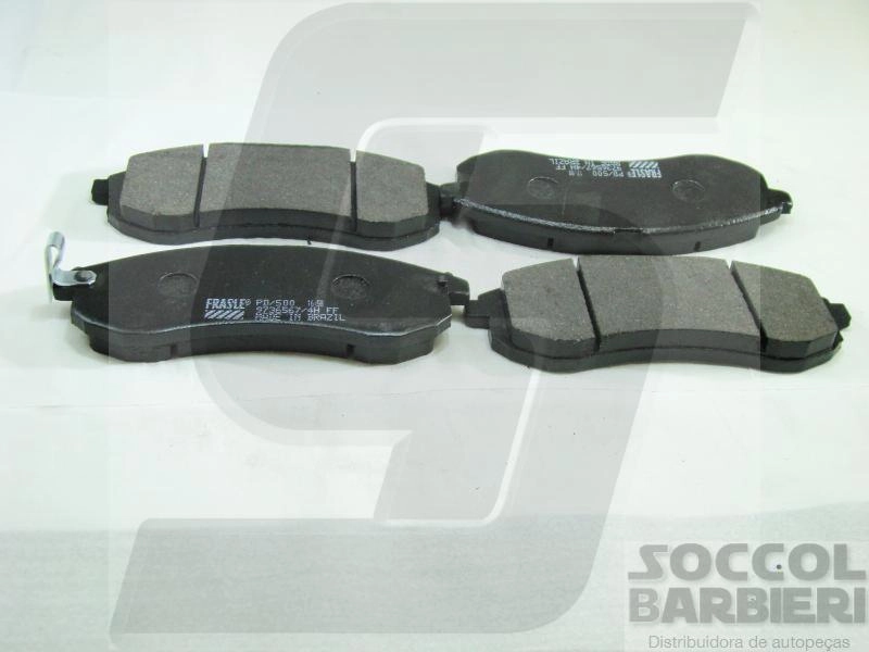 PASTILHA FREIO RODA DIANTEIRA MITSUBISHI L-200 2.5/3.2 1994/2016 PAJERO SPORT 2006/2011
