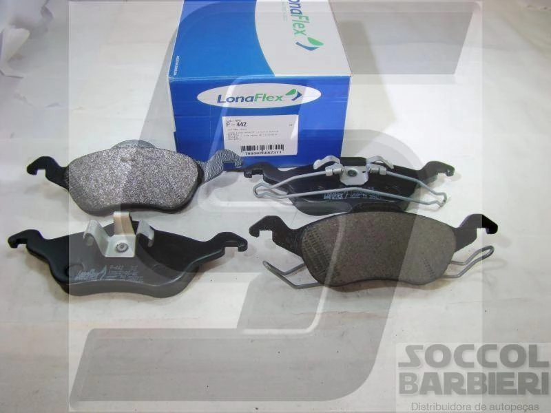 PASTILHA FREIO RODA DIANTEIRA FORD FOCUS 1.6/1.8/2.0 2000/2008