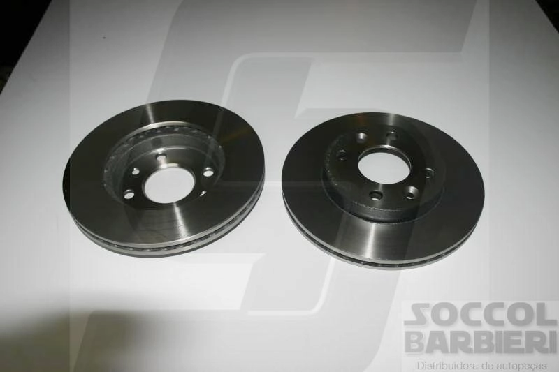 DISCO FREIO DIANTEIRO VENTILADO 238MM RENAULT CLIO 1.0 8/16V 00/ KANGOO 97/01 SYMBOL 1.6 8V 09/